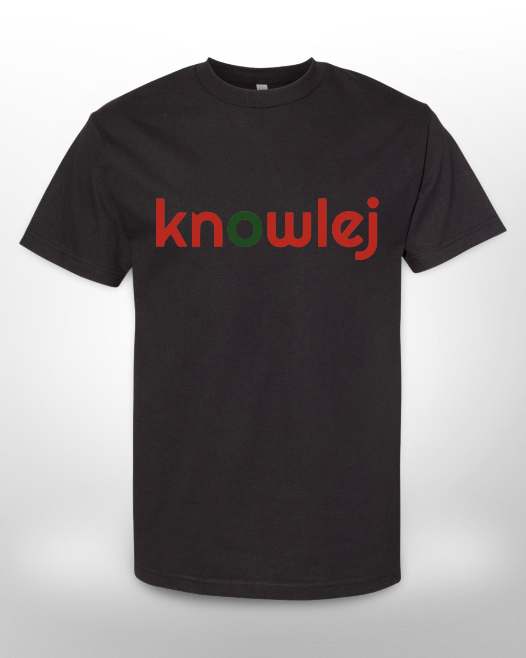 Knowlej T-shirt - Black & Red